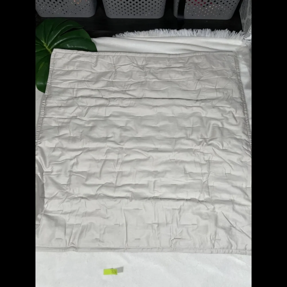 NIB Hotel‎ Collection Opalescent Quilted Euro Sham